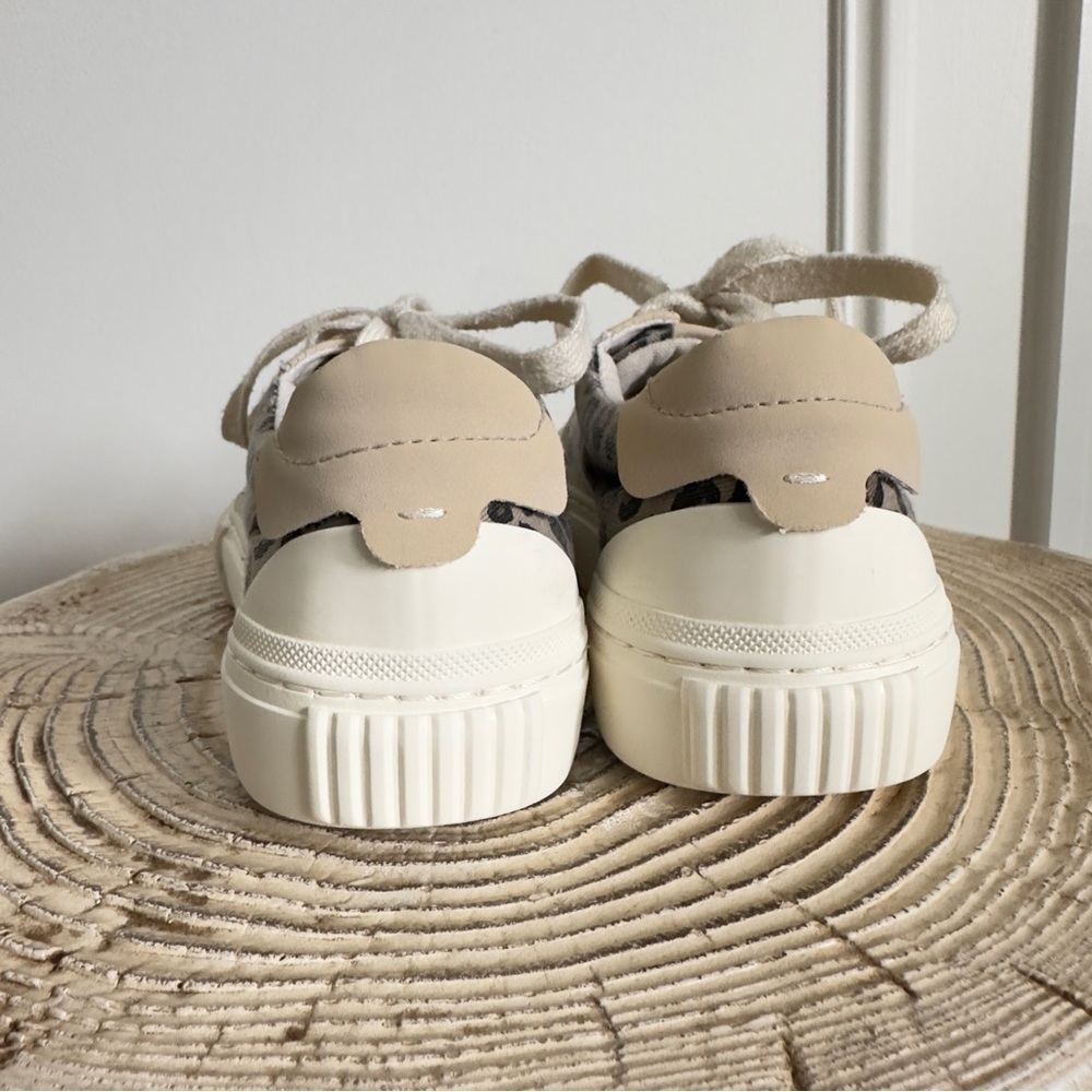 Zara Girl's Animal Print Beige Sneaker Size 2 US/EU 33 - Picture 14 of 14
